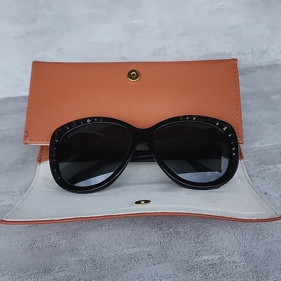 Tory Burch Rhinestone Cat Eye Sunglasses TY7057- B main image 4